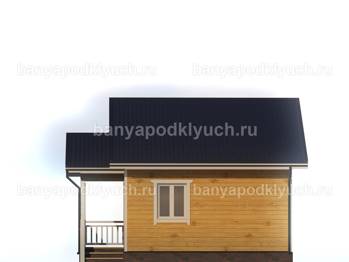 Баня из бруса 7x7 м Баня из бруса 7x7 м